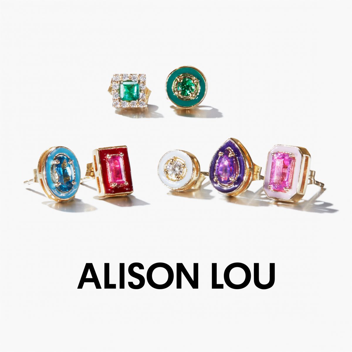 ALISONLOU アリソンルー スタッドピアス ピアス シングルピアス アッシュペービジュー アッシュペーフランスビジュー