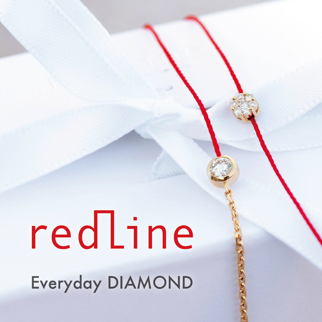 REDLINE レッドライン コードブレス ダイヤモンド 赤 RED CORD