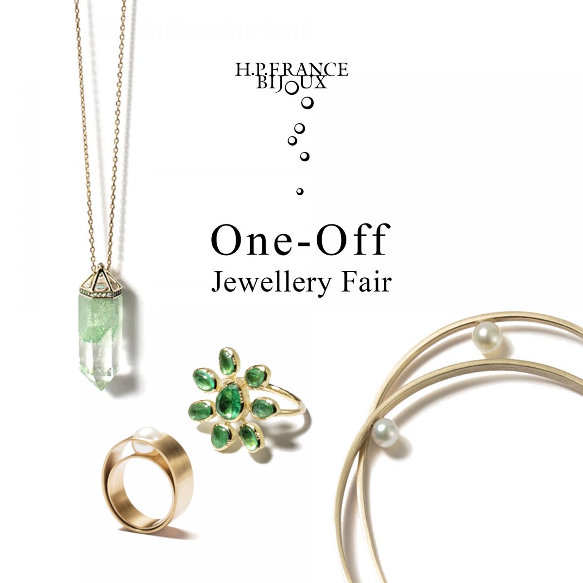 H.P.FRANCE BIJOUX 1点もの ONE-OFF ジュエリーフェア アッシュペーフランスビジュー